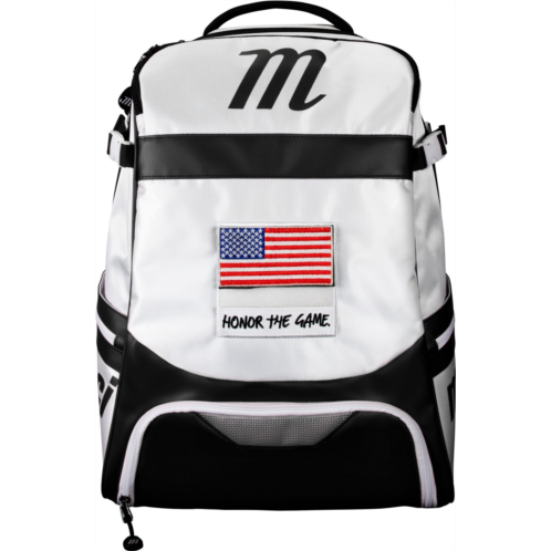 Marucci Dynamo Bat Backpack White/Red