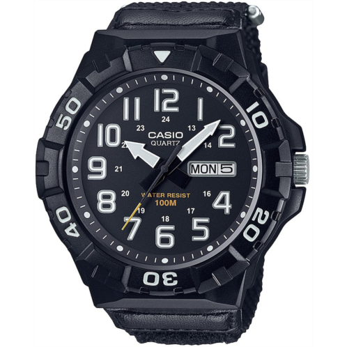 Casio Mens Outdoor Analog Nylon Sport Watch Black