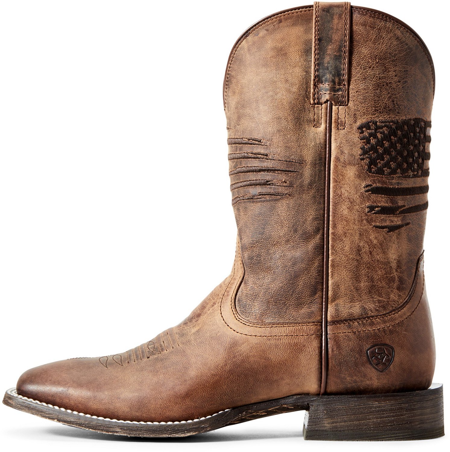 Ariat Mens Circuit Patriot USA Flag Western Boots