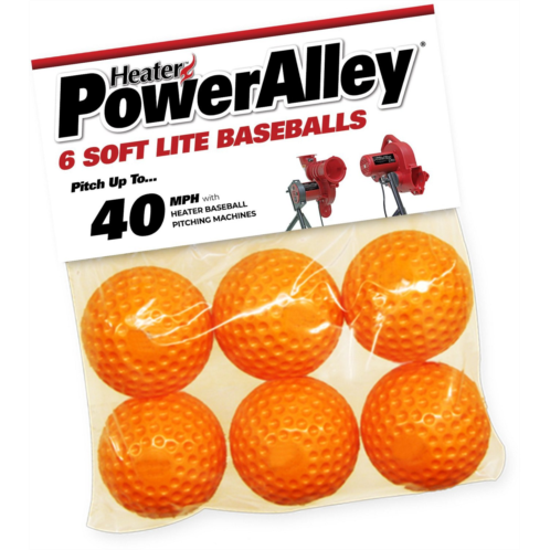 Heater Sports PowerAlley 40 mph Soft Lite-Balls 6-Pack