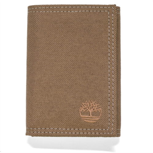 Timberland Nylon Embroidered Trifold Wallet Navy