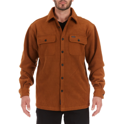 Smiths Workwear Mens Sherpa Lined Fleece Shirt Jacket