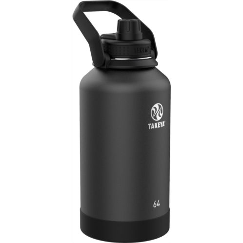 Takeya Actives Insulated Spout Lid 64 oz Wide Handle Water Bottle