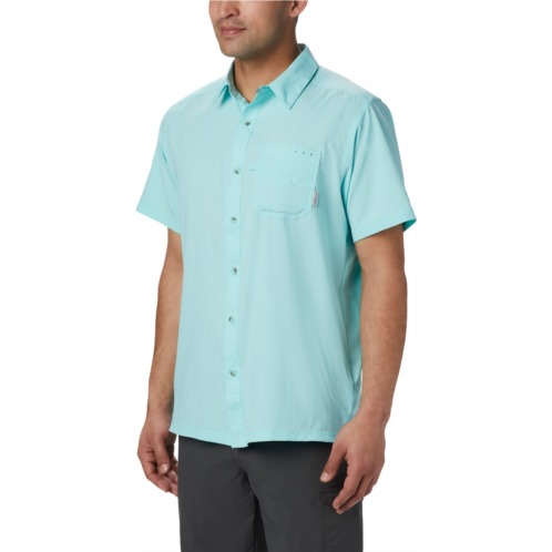 Columbia Sportswear Mens Slack Tide Camp Button Down Shirt Red Bright 01