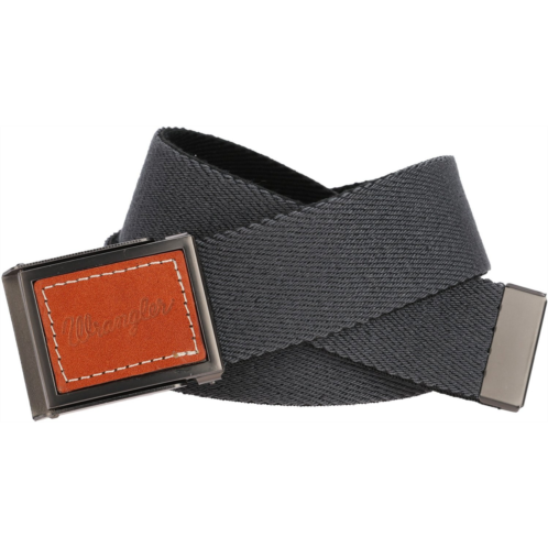 Wrangler Mens Inlay Buckle Belt Grey