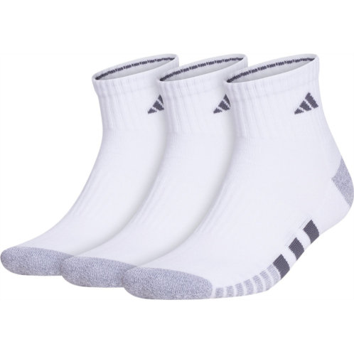 adidas Mens Cushioned 3.0 Quarter Socks 3-Pack