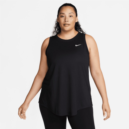 Nike Womens Dri-FIT RLGD Plus Size Tank Top Black / White