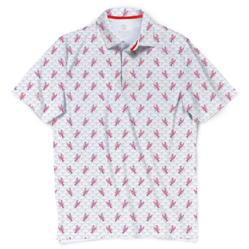 SCALES Mens Lobsta Polo Shirt