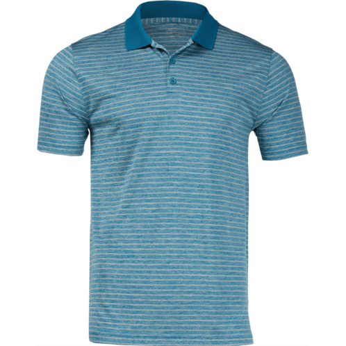 BCG Mens Golf Stripe Polo Shirt