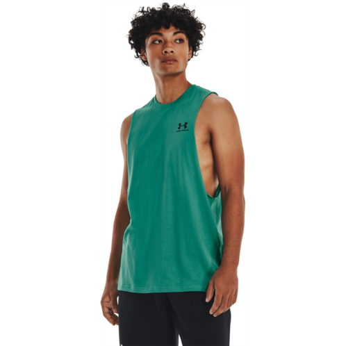 Under Armour Mens Sportstyle Left Chest Cut-off Sleeveless Top