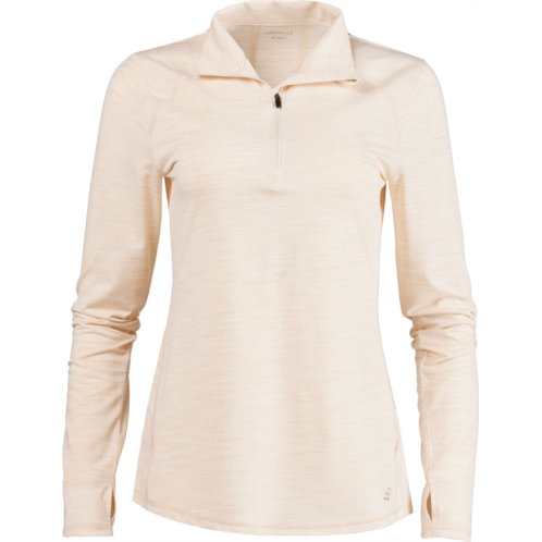 BCG Womens Jacquard Pullover 1/4 Zip Top