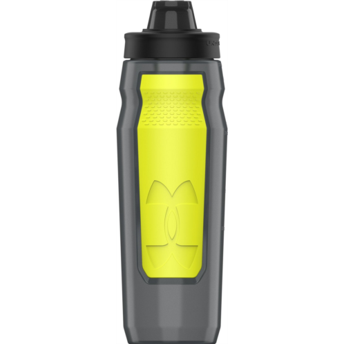 Under Armour 32 oz Playmaker Squeeze Water Bottle Grey / Pink