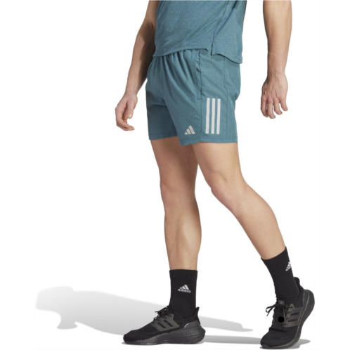 adidas Mens Own the Run Heathered Shorts 5 in