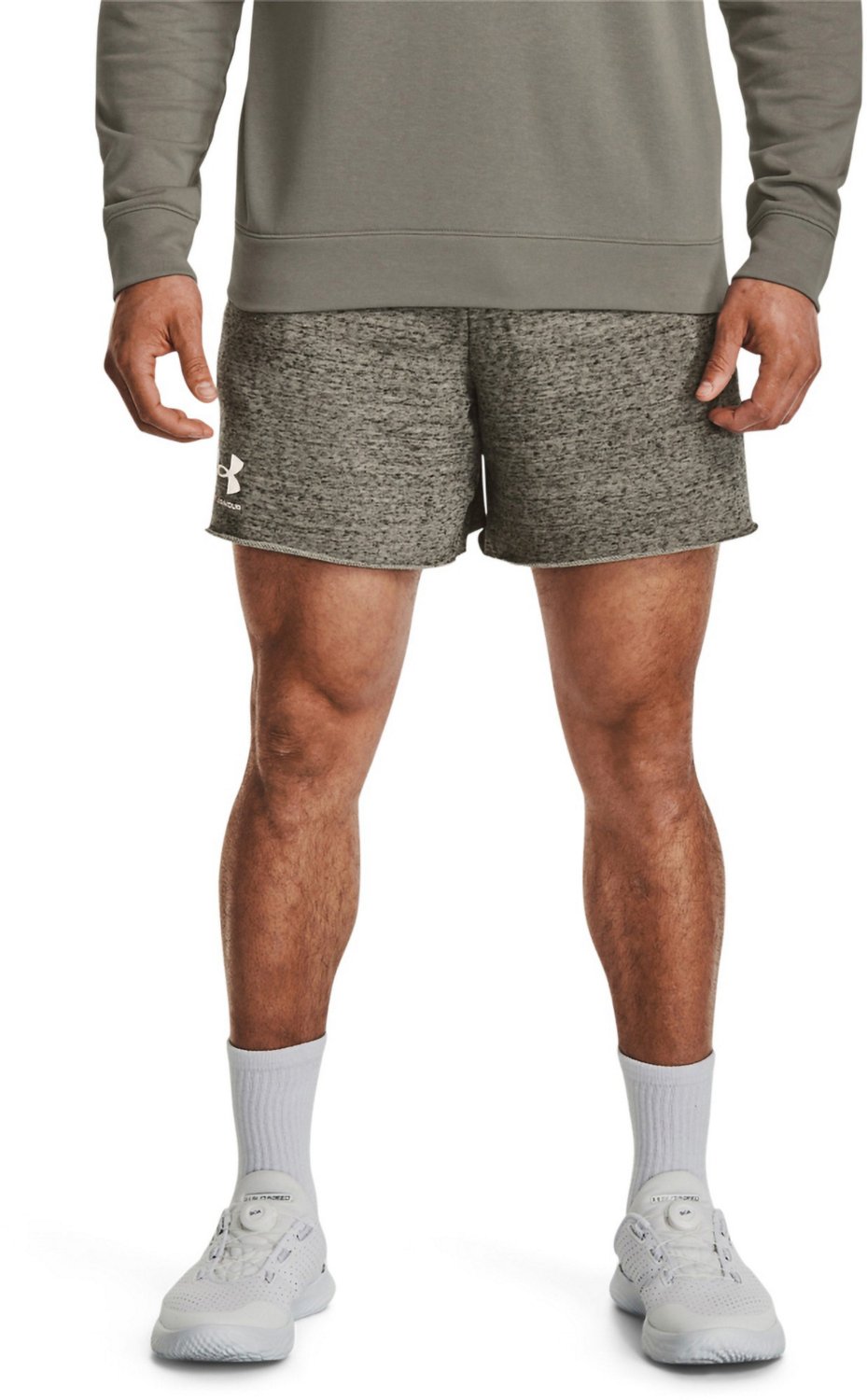 Under Armour Mens Rival Terry Shorts 6 in