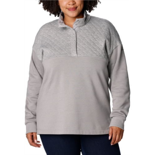 Columbia Sportswear Womens Hart Mountain Quilted 1/2 Snap Top