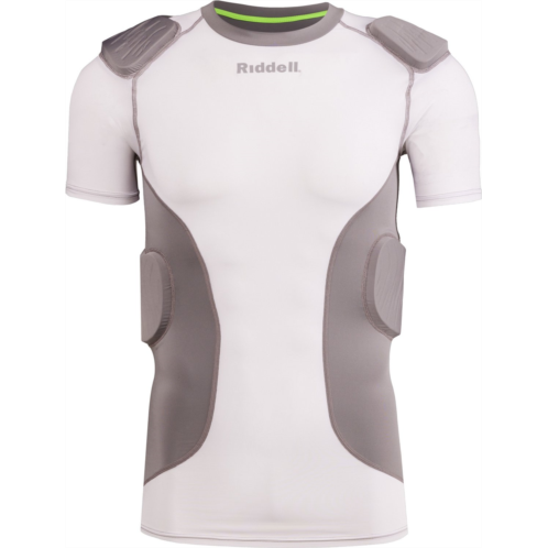 Riddell Boys Integrated Football Shirt White / Grey