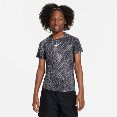 Nike Boys Pro Allover Print T-shirt
