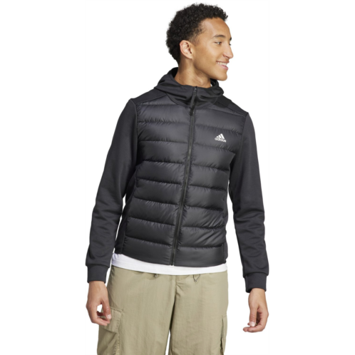 adidas Mens Essential Down Hybrid Jacket Black
