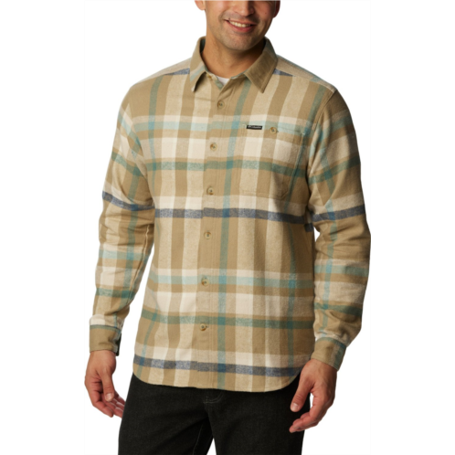 Columbia Sportswear Mens Pitchstone Heavyweight Flannel Long Sleeve Shirt