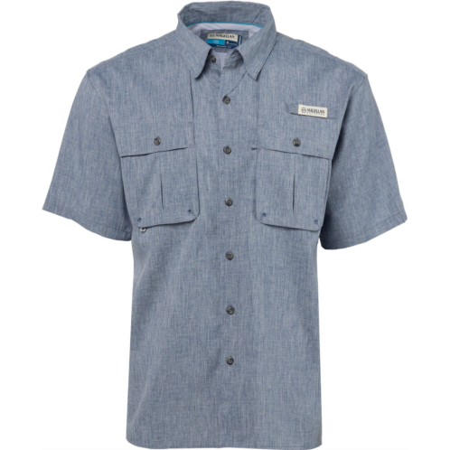 Magellan Outdoors Mens Aransas Pass Heather Short Sleeve Fishing Shirt