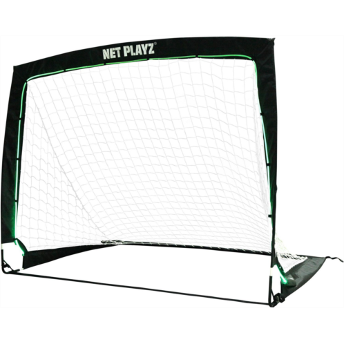 NetPlayz 4 ft x 3 ft x 3 ft Glow-in-the-Dark Portable Soccer Goal