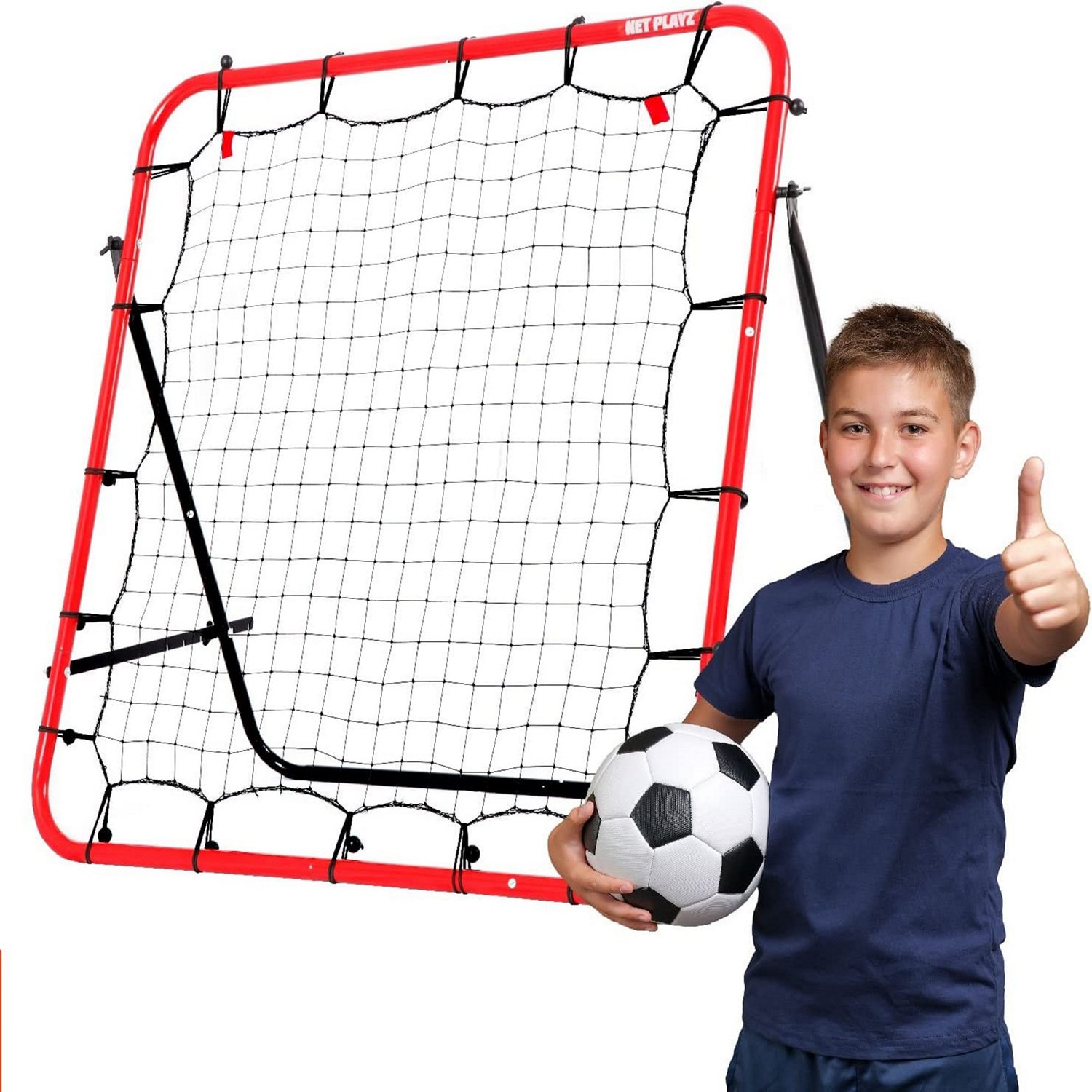 NetPlayz 3 ft x 3 ft Soccer Rebounder Net