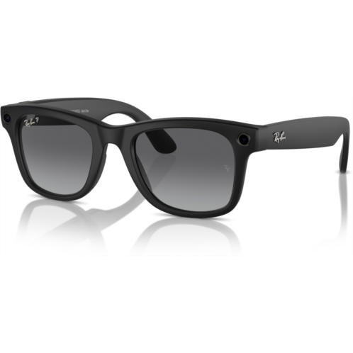 Ray-Ban Wayfarer Meta Wide Polarized Sunglasses