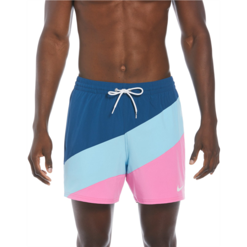 Nike Mens Swim Color Surge Volley Shorts 5 in