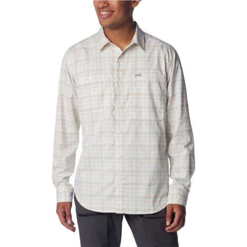 Columbia Sportswear Mens Silver Ridge Utility Lite Plaid Long Sleeve Hiking Shirt