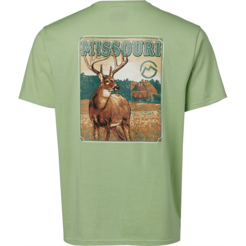 Magellan Outdoors Mens Missouri DEER FARM Short Sleeve Graphic T-shirt
