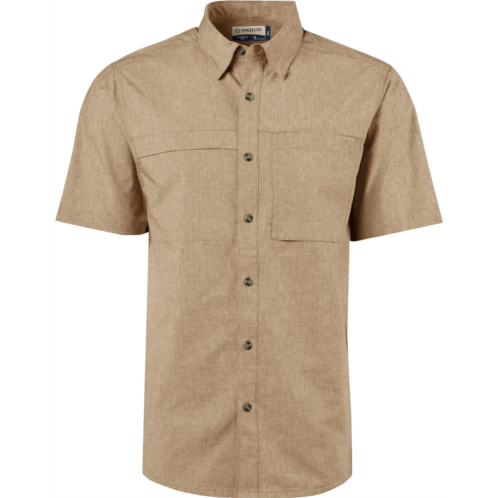 Magellan Outdoors Mens Hickory Canyon Ventilation Short Sleeve Shirt Deep Lichen Green