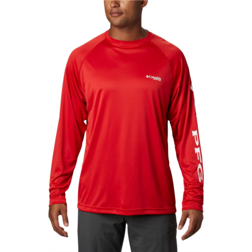 Columbia Sportswear Mens Terminal Tackle Long Sleeve T-shirt Black / Gulf Stream