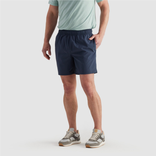 R.O.W. Mens Devin Shorts 6 in Blue Nights