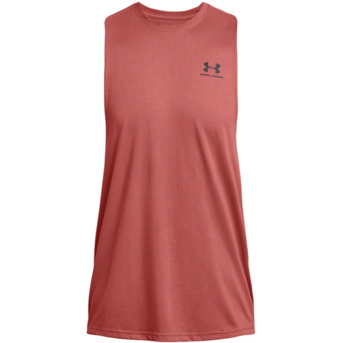 Under Armour Mens Sportstyle Left Chest Cut-off Sleeveless Top