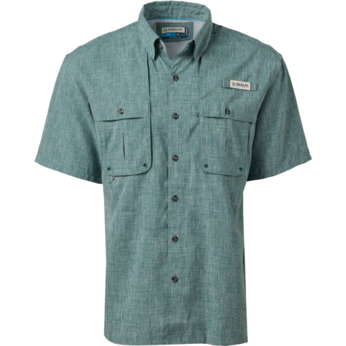 Magellan Outdoors Mens Aransas Pass Heather Short Sleeve Fishing Shirt