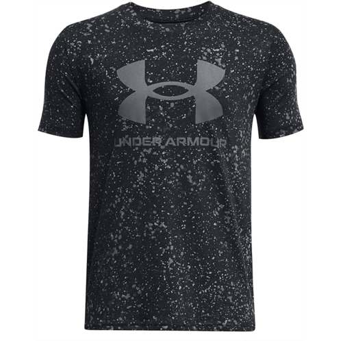 Under Armour Boys Sportstyle Logo Allover Print T-shirt