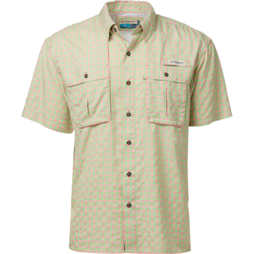 Magellan Outdoors Mens Arkansas Pass Grid Plaid Button-Down Shirt