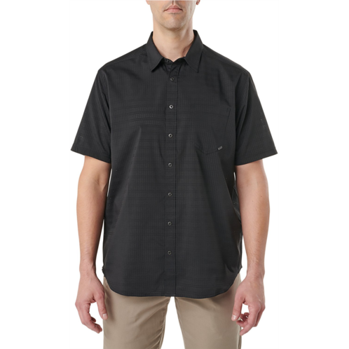 5.11 Tactical Mens Aerial Short Sleeve Shirt Black