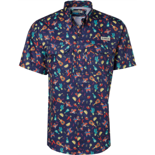 Magellan Outdoors Mens Mexico Print Fishing Shirt Mexico Print