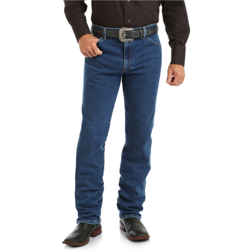 Wrangler Mens Cowboy Cut Original Fit Active Flex Jeans Bleach