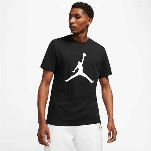 Jordan Mens Jumpman Short Sleeve T-shirt Black / White / White