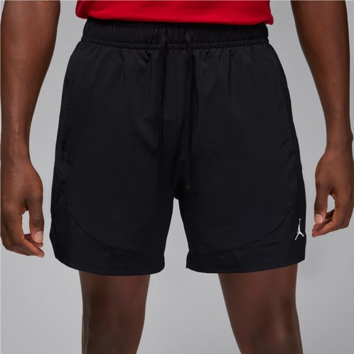 Jordan Mens Dri-FIT Sport Woven Shorts Black / White