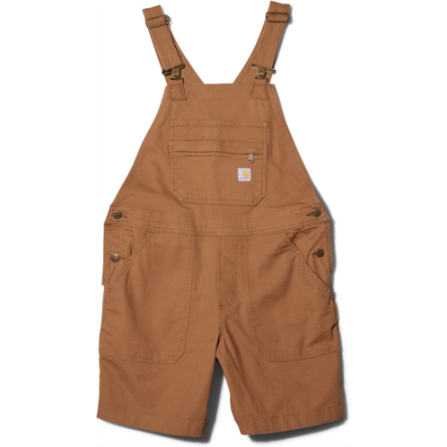 Carhartt Womens Rugged Flex Relaxed Fit Canvas Shortalls