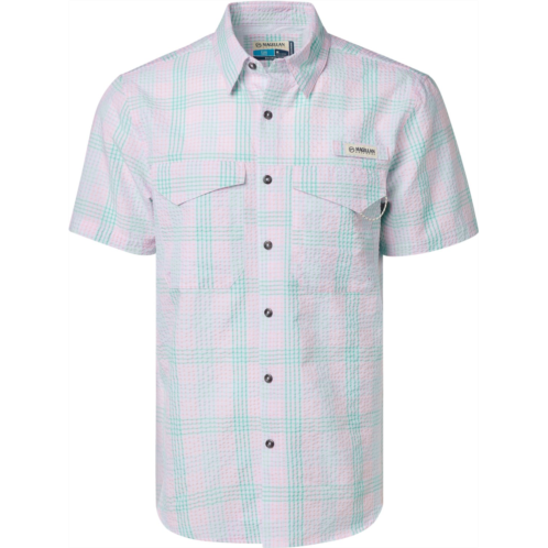 Magellan Outdoors Mens Southern Summer Gingham Plaid Short Sleeve Shirt Spring Plaid