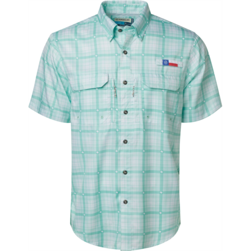 Magellan Outdoors Mens Local State Texas Plaid Shirt Americana Tx Plaid