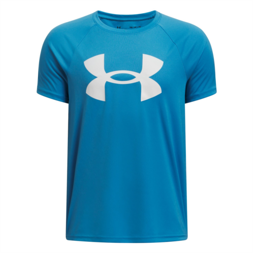 Under Armour Boys Tech Logo T-Shirt Black