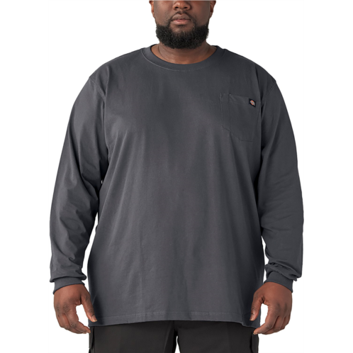 Dickies Mens Heavyweight Crew Neck Long Sleeve T-shirt Black