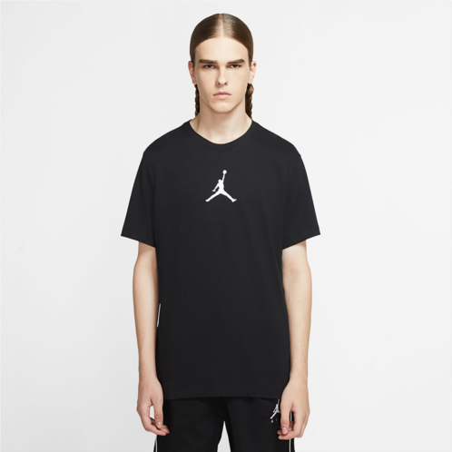 Jordan Mens Jumpman Dri-FIT Short Sleeve T-shirt Black / White