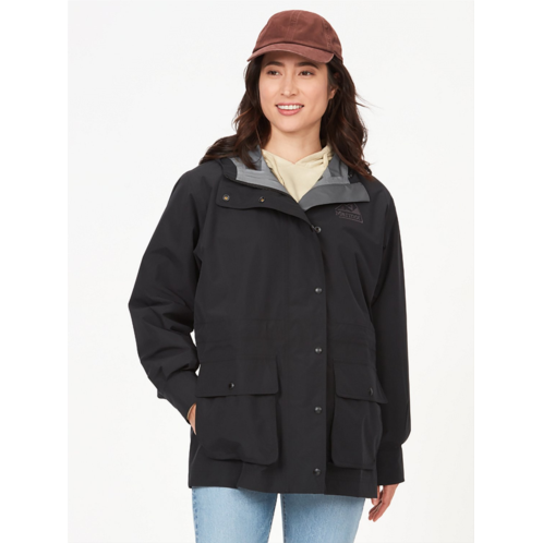 Marmot Womens 78 All-Weather Rain Parka Jacket Black