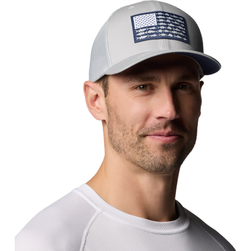 Columbia Sportswear Mens PFG Mesh Fish Flag Ball Cap Black